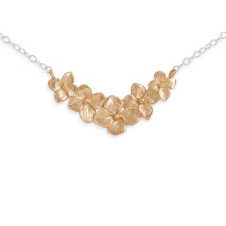 Hydrangea Festoon Necklace