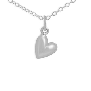 Small Puffy Heart Necklace