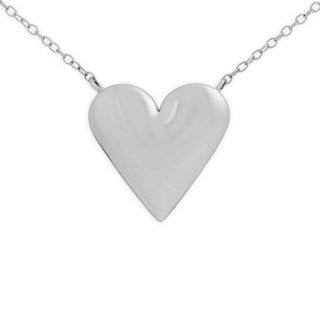 Big Puffy Heart Festoon Necklace