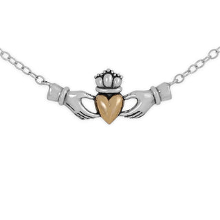 Claddagh Heart Festoon Necklace