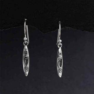 Nina Designs Sterling Silver Kayak Dangle Earrings 