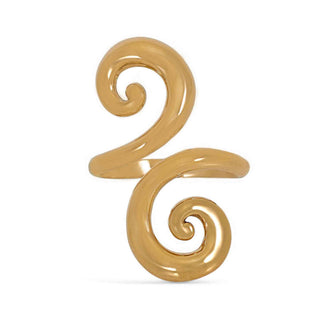 Double Swirl Adjustable Ring