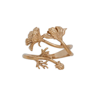 October Birth Flower Ring - Cosmo