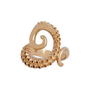 Octopus Spiral Tentacle Ring