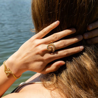 Octopus Spiral Tentacle Ring