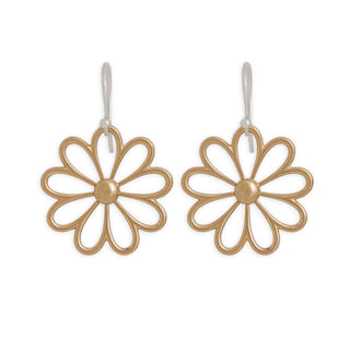 Bronze Daisy Earrings