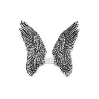 Silver Angel Wing Ring