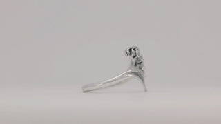 Silver Lily of the Valley Ring