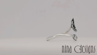 Silver Waterlily Ring