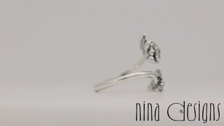 Silver Chrysanthemum Ring